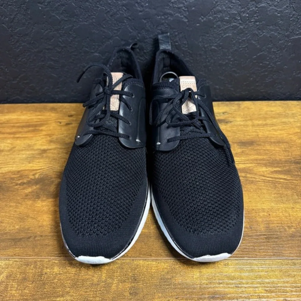 Cole Haan Zerogrand Stitchlite C26395‎ Black Knit Leather Sneaker Mens 11.5 M